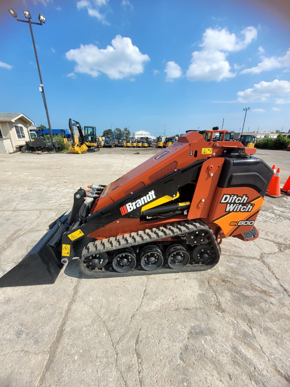 SK800 Stand Behind Skid Steer